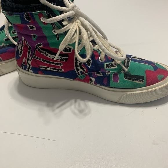 Converse Essential Hi Top Multi Color Skid Grip Sneakers - Picture 9 of 16